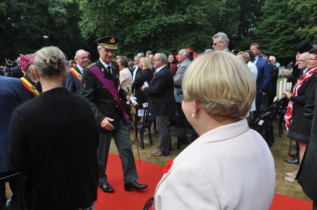 Uroczystości na cmentarzu wojskowym w Adegem odbyły się z udziałem JKM Filipa I Koburg-Króla Belgii