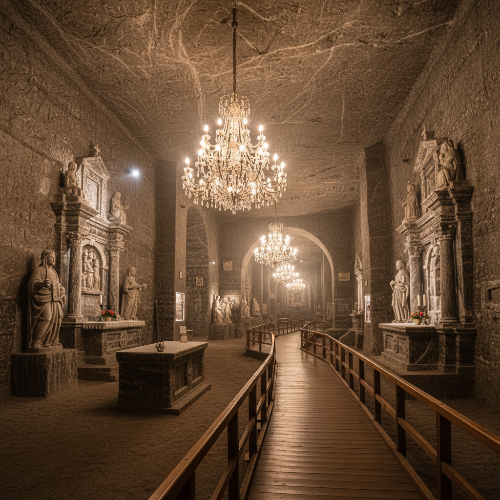 Wieliczka: Tajemnice i atrakcje trasy turystycznej. Zobacz!